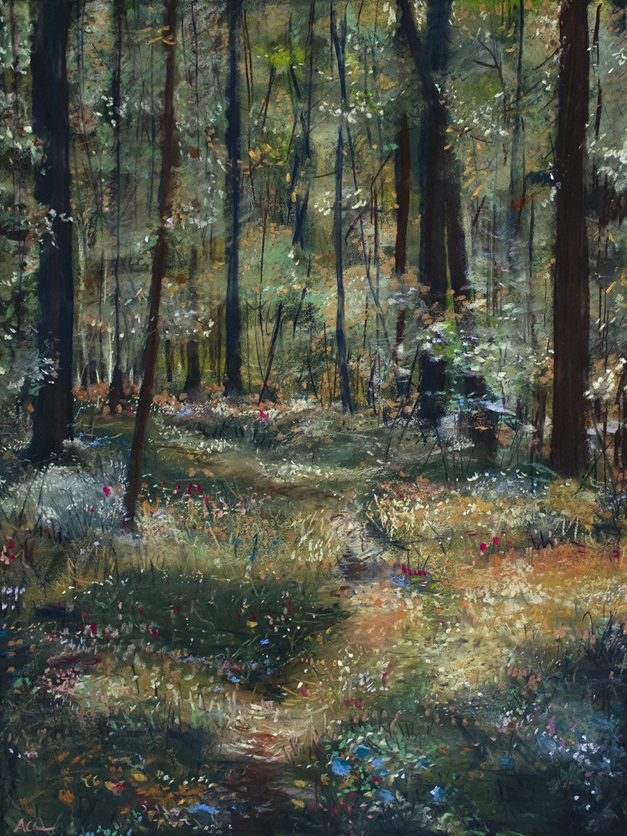 Forest Paths Art Print – Mystical Woodland Landscape Wall Art